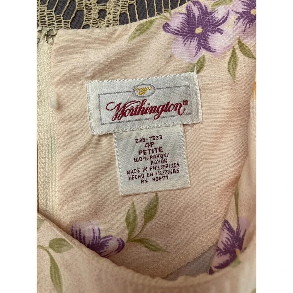 Vintage 90s Floral Dress 1990s Romantic Etheral Whimsigoth Cottage Size Small